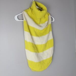 Top Dog Sweater Winter Apparel Yellow Mustard White Size XL Acrylic